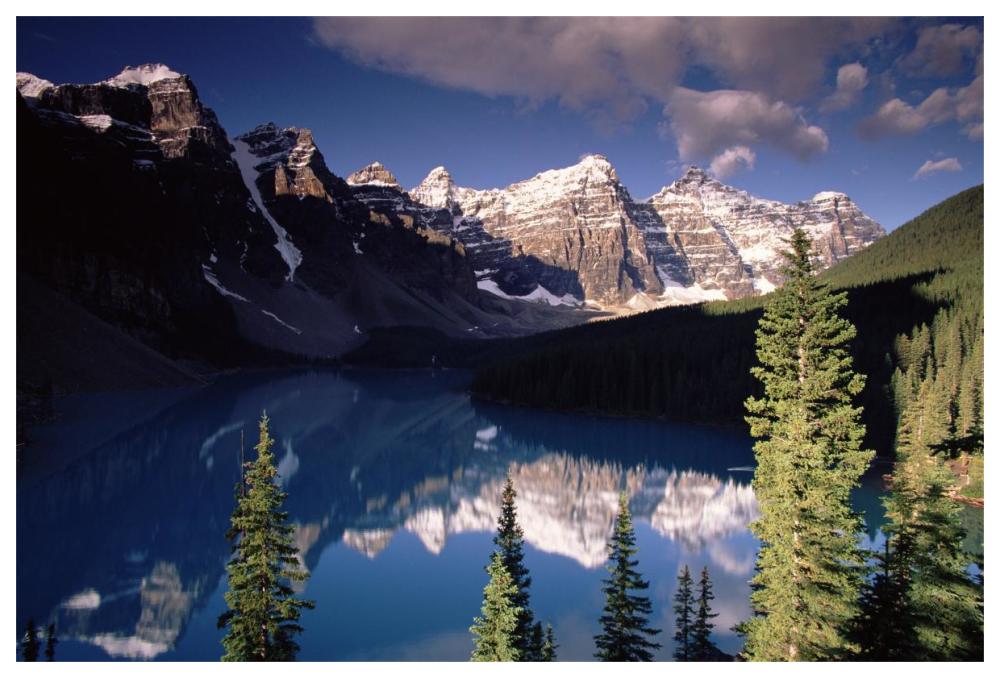 Wenkchemna Peaks And Moraine Lake, Valley Of The Ten Peaks, Banff National Park, Alberta, Canada-Paper Art-62X42