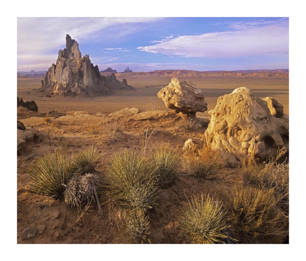 Church Rock, Monument Valley, Arizona-Paper Art-18X15.28