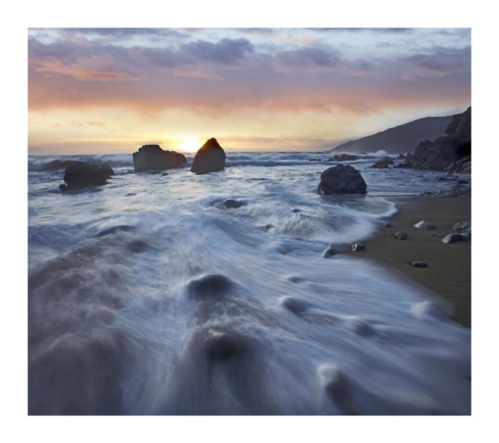 Kirk Creek Beach, Big Sur, California-Paper Art-18X16.08
