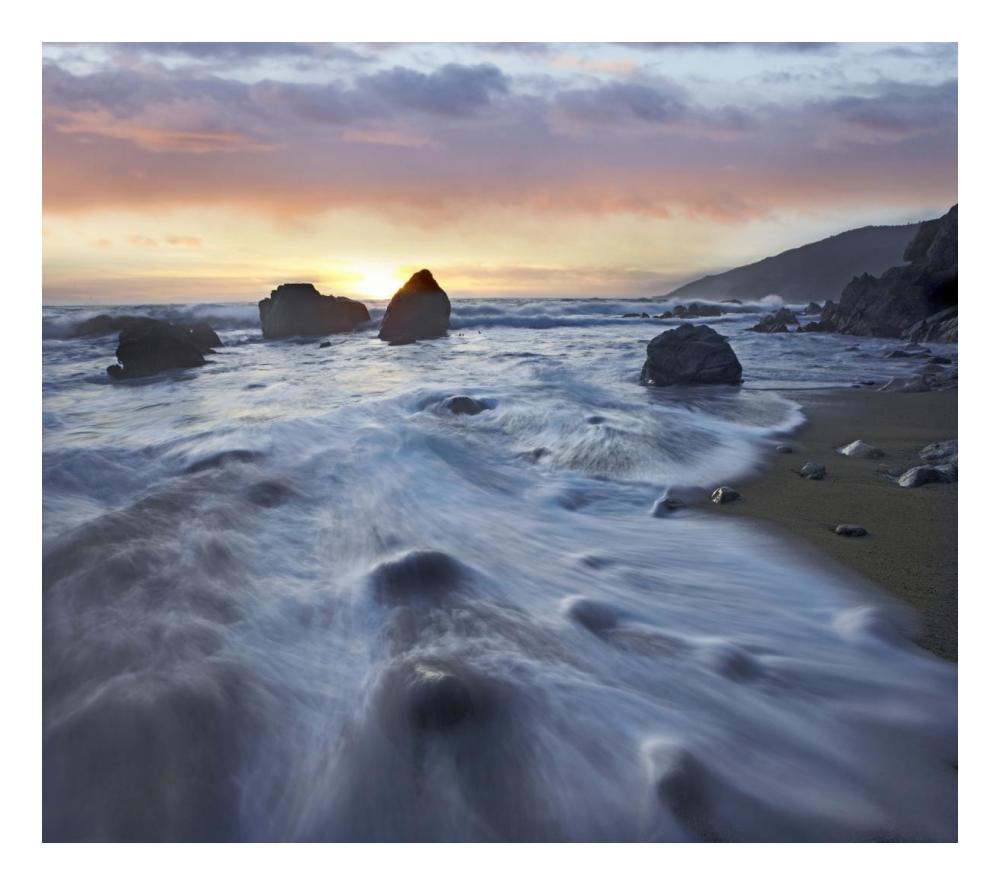 Kirk Creek Beach, Big Sur, California-Paper Art-24X21.36