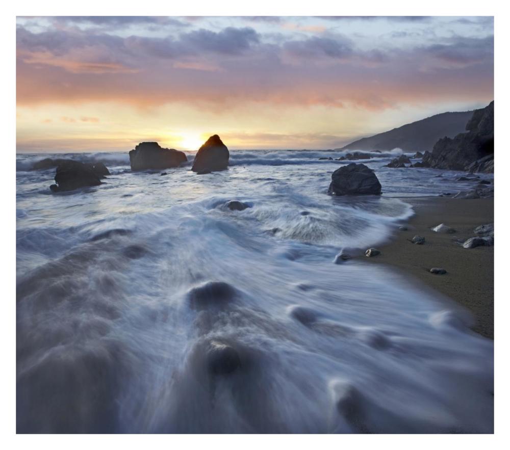 Kirk Creek Beach, Big Sur, California-Paper Art-32X28.4