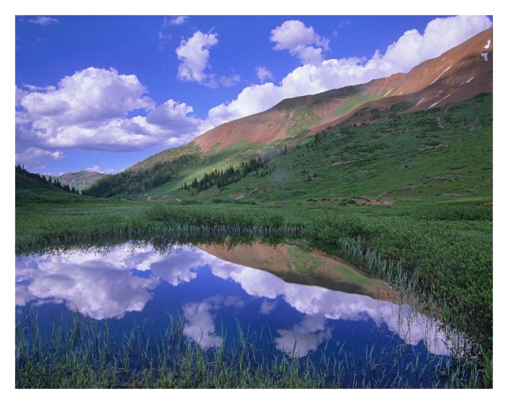 Mount Baldy And Elk Mountains, Colorado-Paper Art-34X26