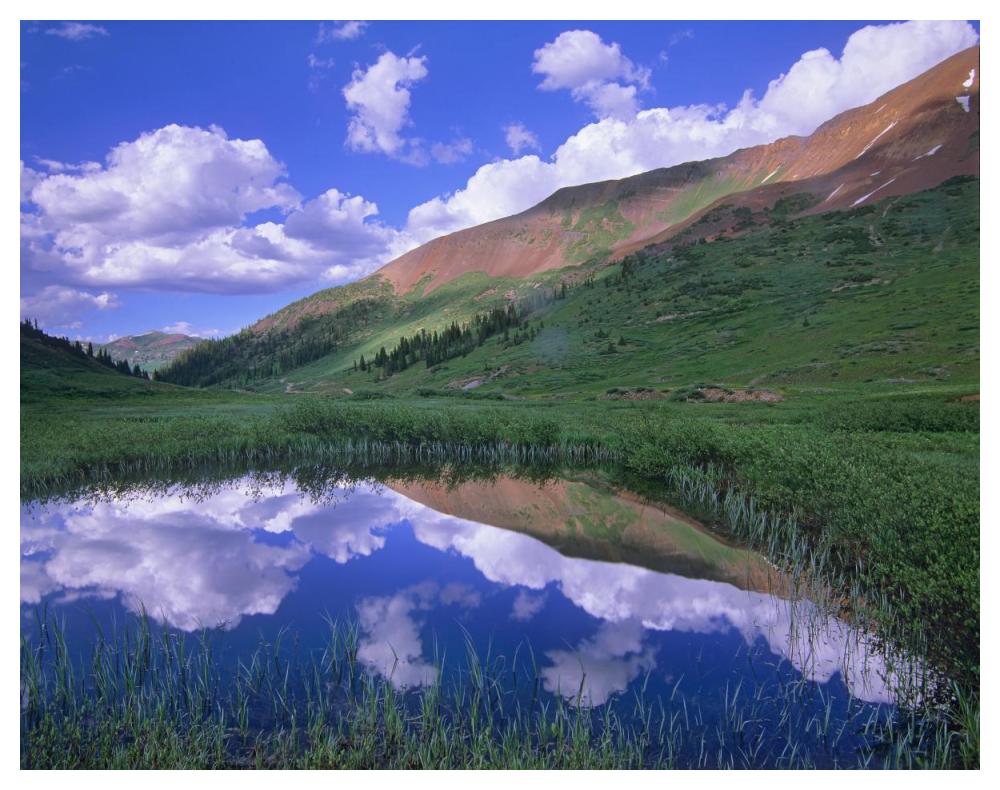 Mount Baldy And Elk Mountains, Colorado-Paper Art-50X38
