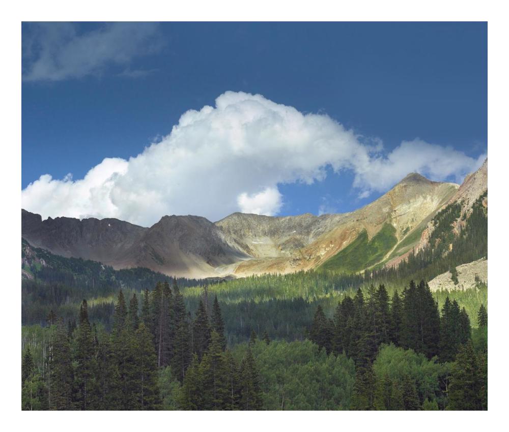 Elk Mountains Near Crested Butte, Colorado-Paper Art-24X20.48