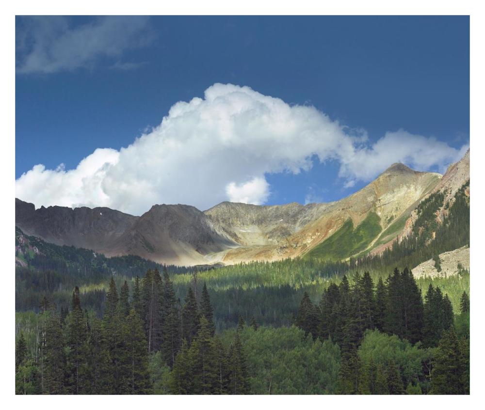 Elk Mountains Near Crested Butte, Colorado-Paper Art-32X27.2