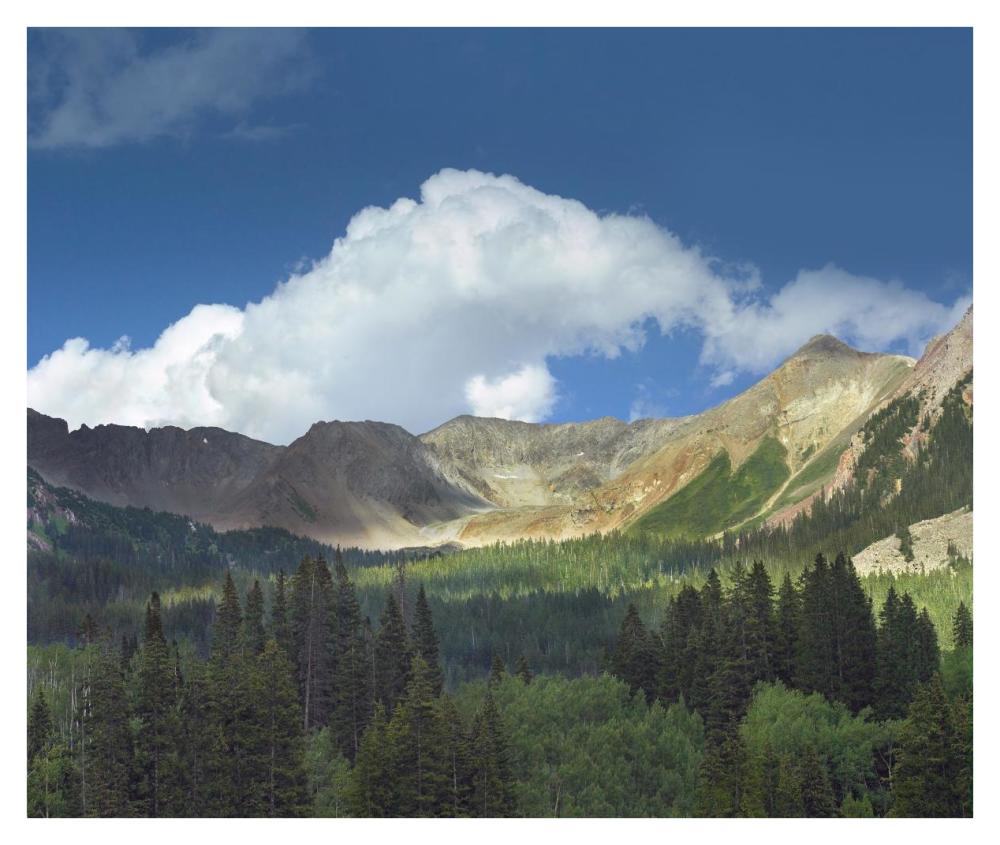 Elk Mountains Near Crested Butte, Colorado-Paper Art-38X32.24