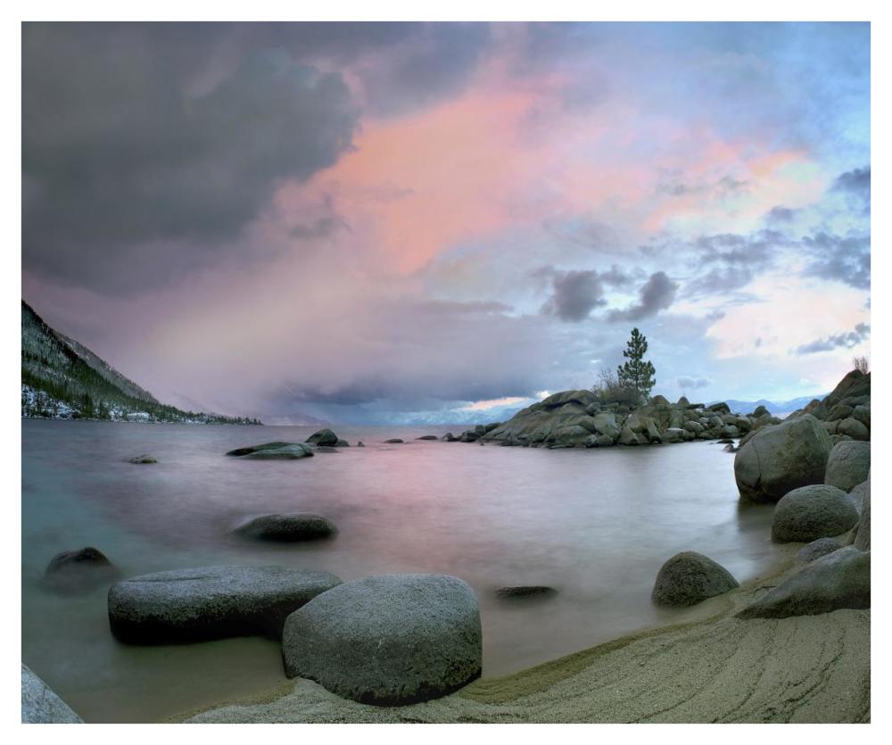Hidden Beach At Sunset, Lake Tahoe, Nevada-Paper Art-42X35.2