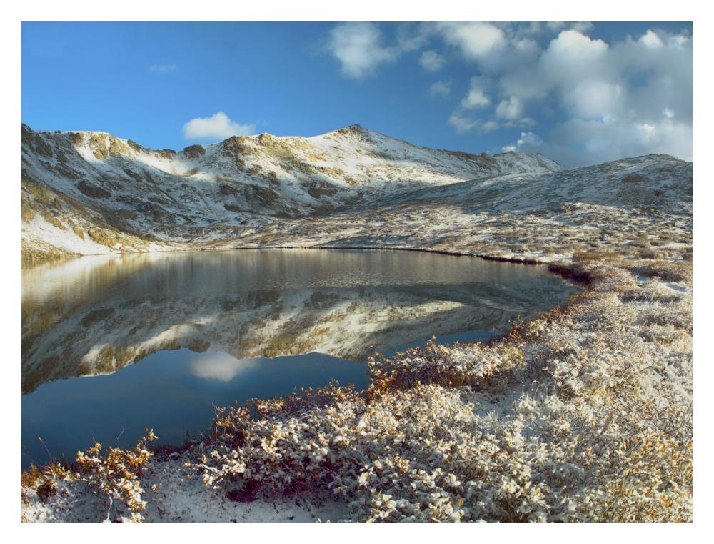 Geissler Mountain And Linkins Lake, Colorado-Paper Art-34X26