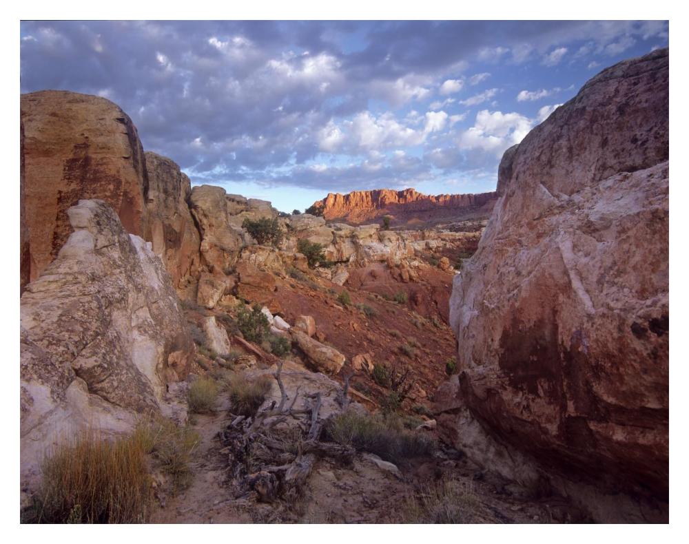 Meeks Mesa, Capitol Reef National Park, Utah-Paper Art-18X14