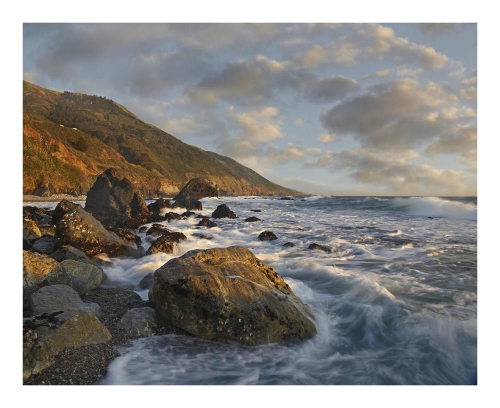 Beach At Kirk Creek Beach, Big Sur, California-Paper Art-22X18