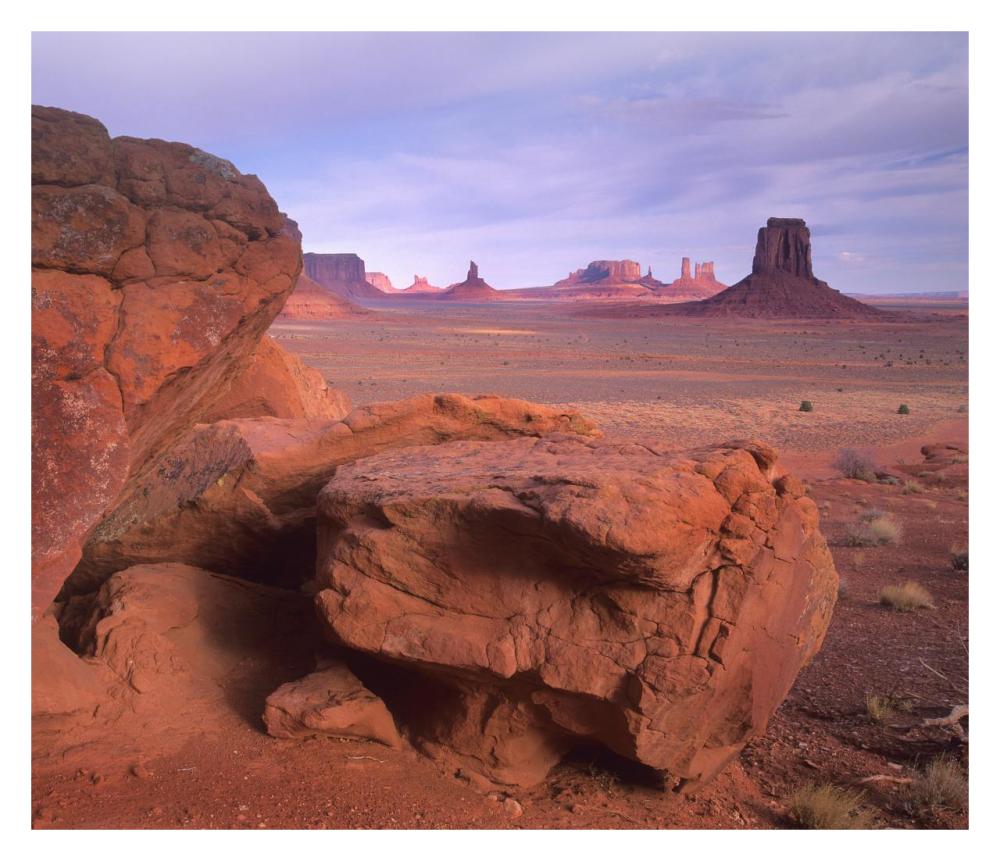 Mittens, North Window, Monument Valley, Arizona-Paper Art-32X27.5