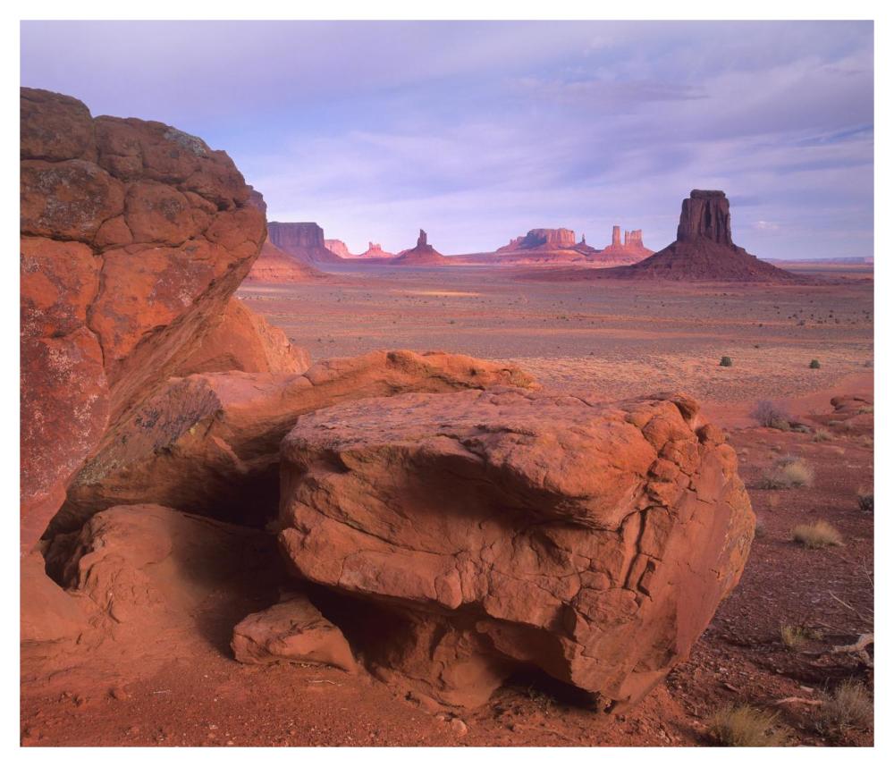 Mittens, North Window, Monument Valley, Arizona-Paper Art-46X39.4