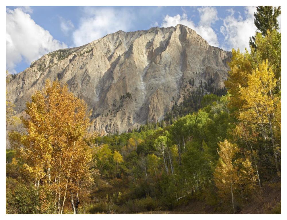 Marcellina Mountain Near Crested Butte, Colorado-Paper Art-50X38
