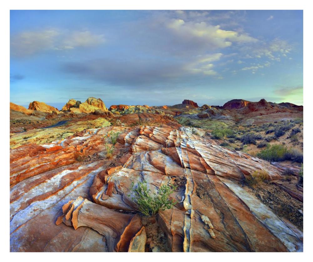 Rainbow Vista, Valley Of Fire State Park, Nevada-Paper Art-32X26.9