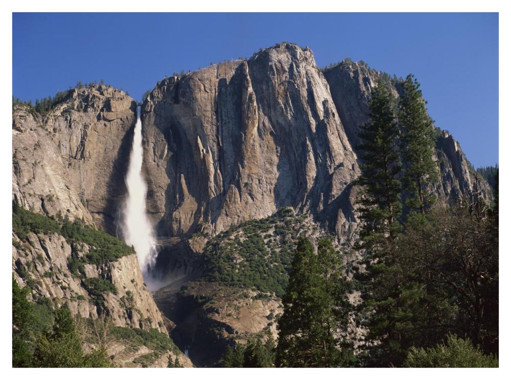 Yosemite Falls, Yosemite National Park, California-Paper Art-42X32