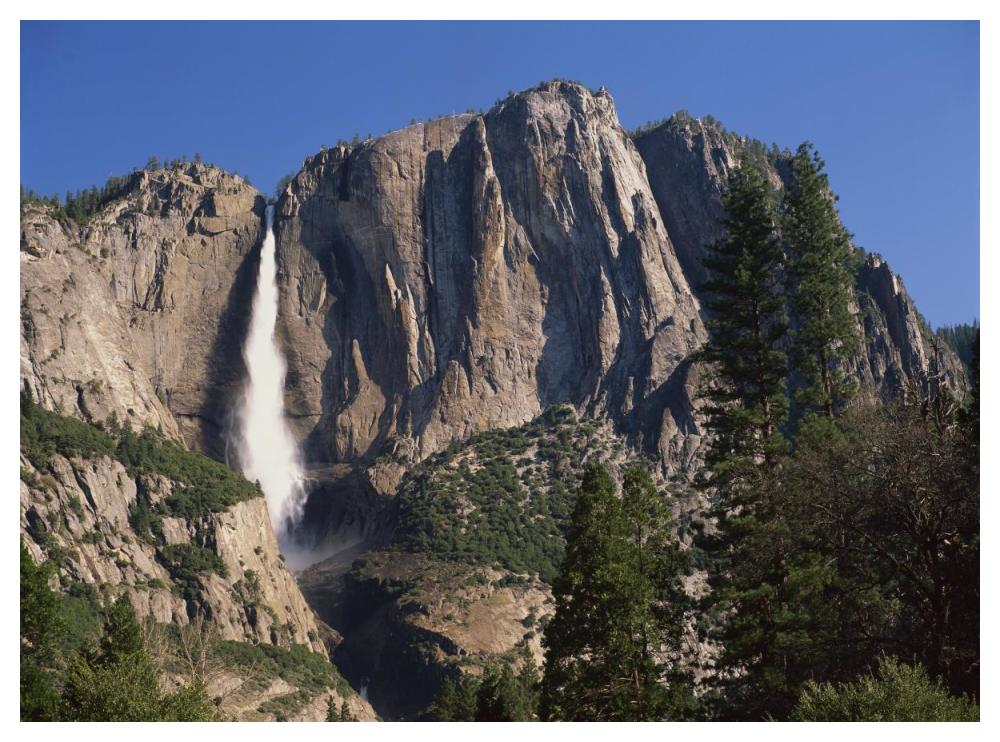 Yosemite Falls, Yosemite National Park, California-Paper Art-50X38