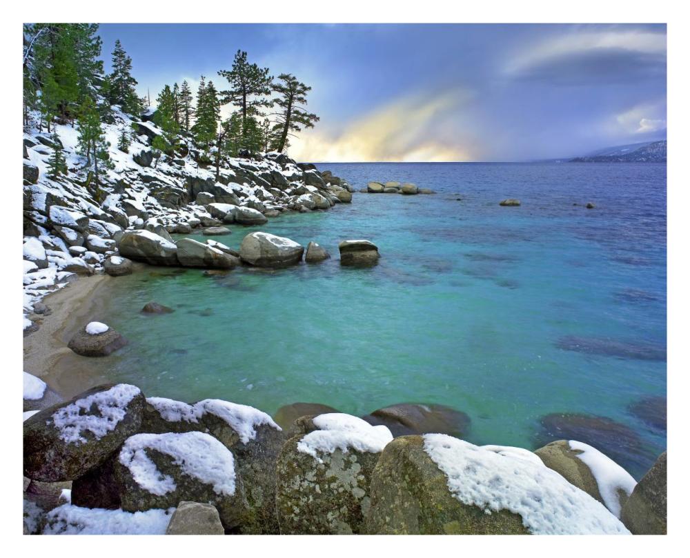 Hidden Beach And Memorial Point, Lake Tahoe, Nevada-Paper Art-30X24