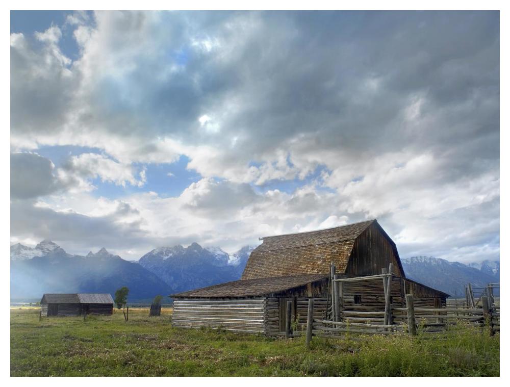 Mormon Row Barn, Grand Teton National Park, Wyoming-Paper Art-50X38