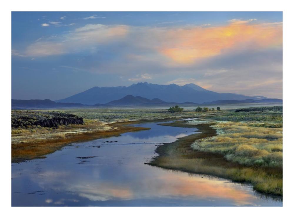 Rio Grande And Sangre De Cristo Mountains, Colorado-Paper Art-26X20