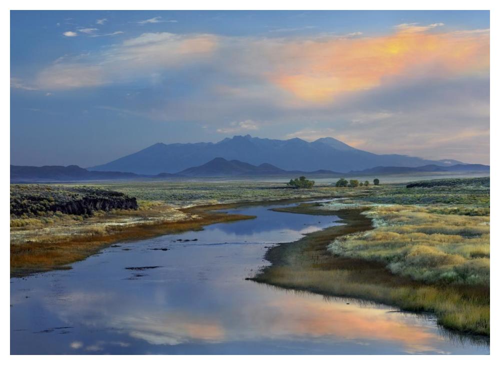 Rio Grande And Sangre De Cristo Mountains, Colorado-Paper Art-50X38