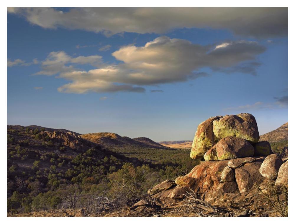 Rockpile, Davis Mountains, Chihuahuan Desert, Texas-Paper Art-42X32