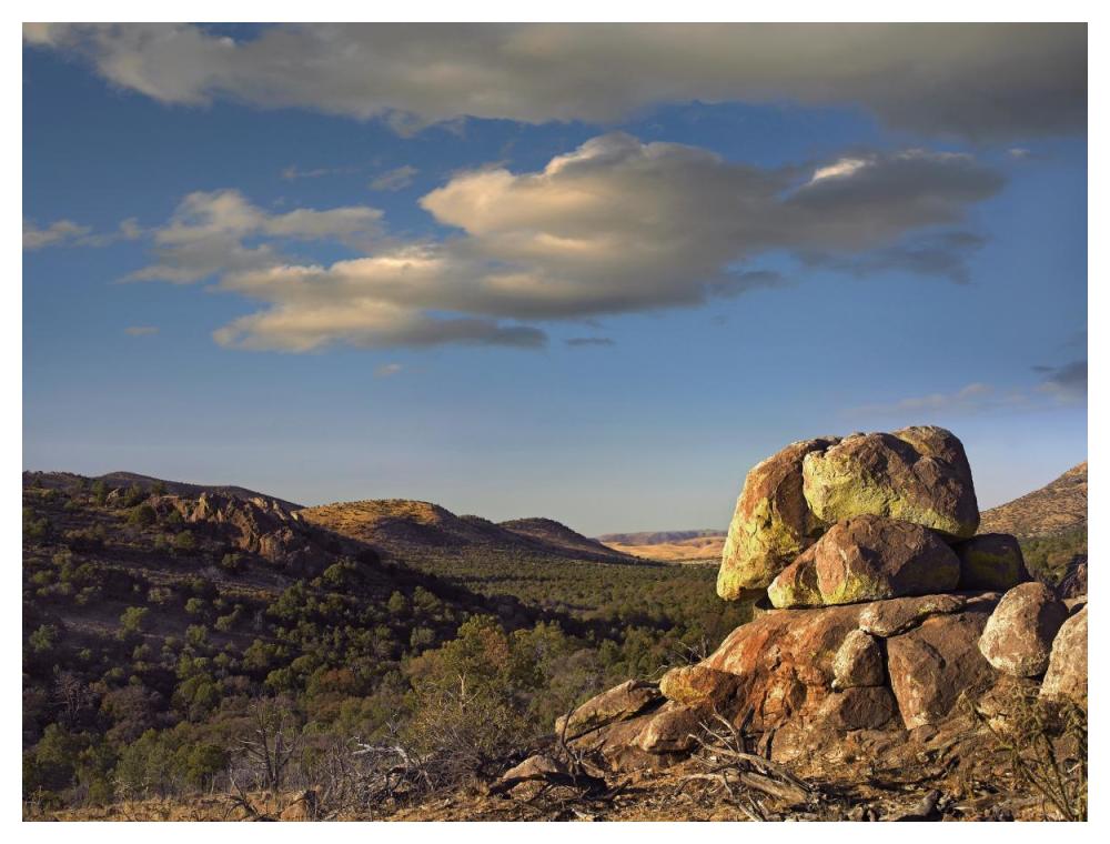 Rockpile, Davis Mountains, Chihuahuan Desert, Texas-Paper Art-50X38