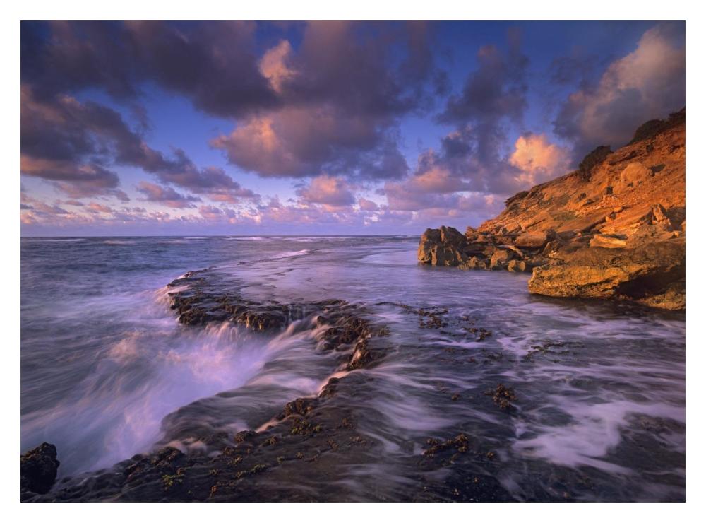 Surf Crashing On Rocks At Keoneloa Bay, Maui, Hawaii-Paper Art-18X14