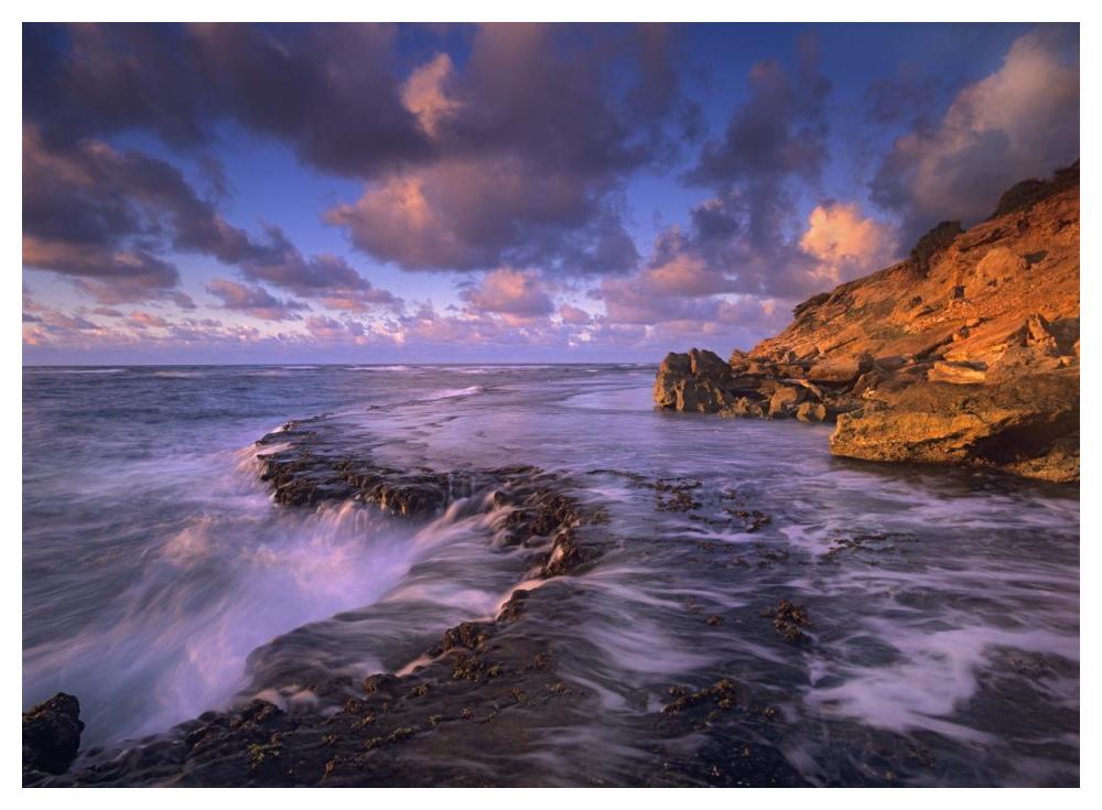 Surf Crashing On Rocks At Keoneloa Bay, Maui, Hawaii-Paper Art-50X38
