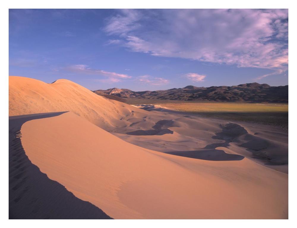Eureka Dunes, Death Valley National Park, California-Paper Art-18X14