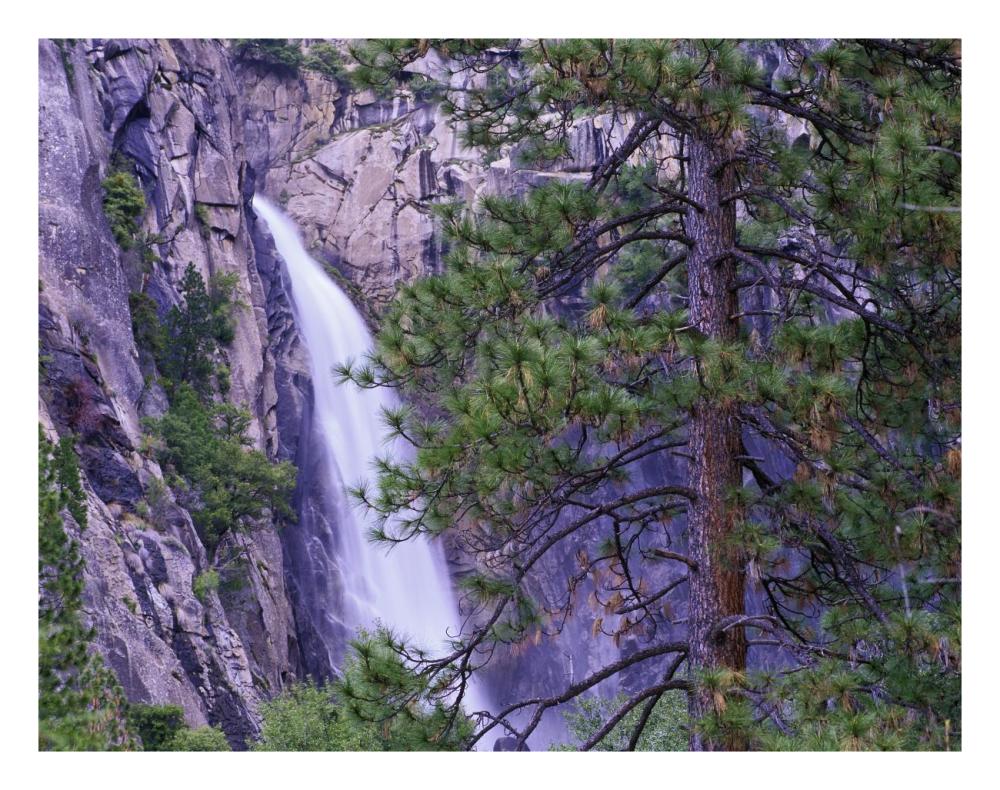 The Cascades From Yosemite National Park, California-Paper Art-26X20