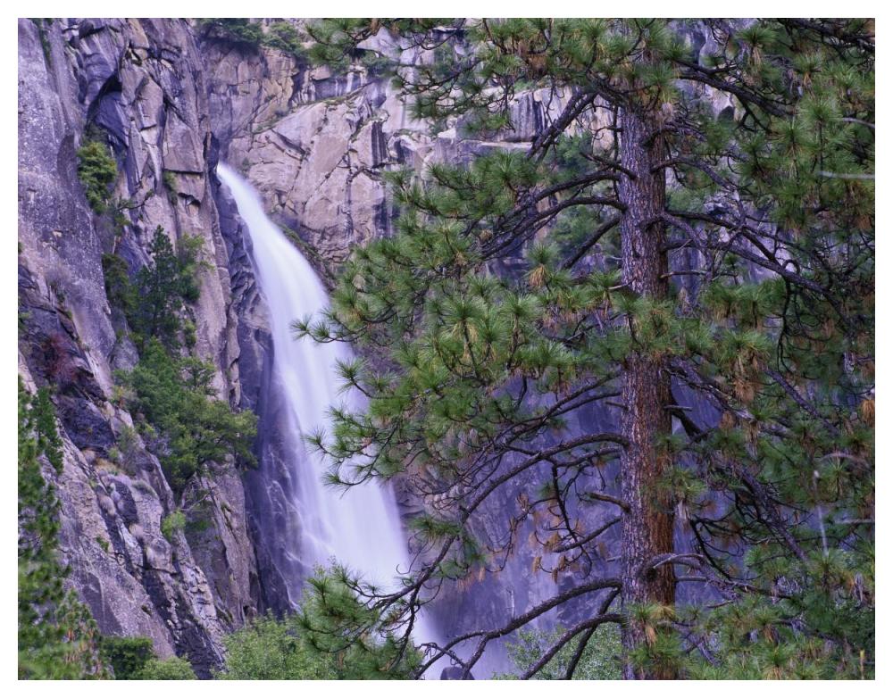 The Cascades From Yosemite National Park, California-Paper Art-50X38