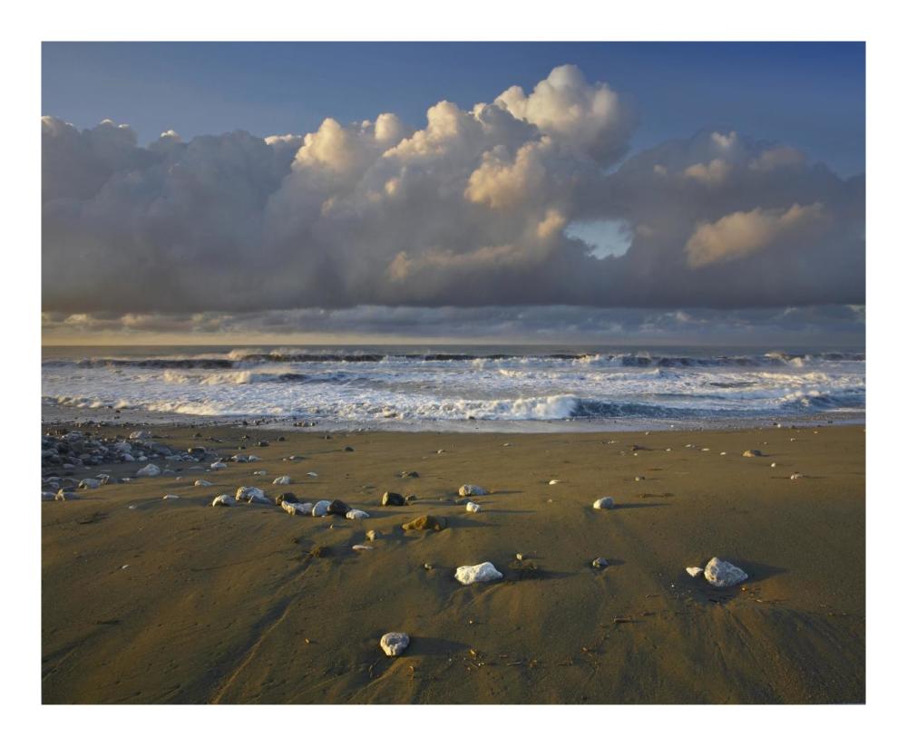 Beach And Waves, Corcovado National Park, Costa Rica-Paper Art-22X18