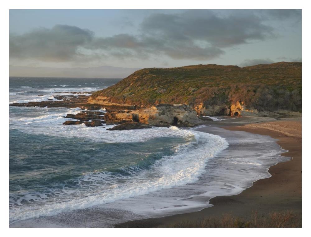 Spooners Cove, Montano De Oro State Park, California-Paper Art-34X26