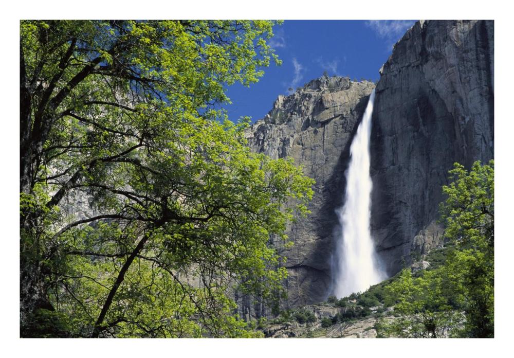 Bridal Veil Falls, Yosemite National Park, California-Paper Art-26X18