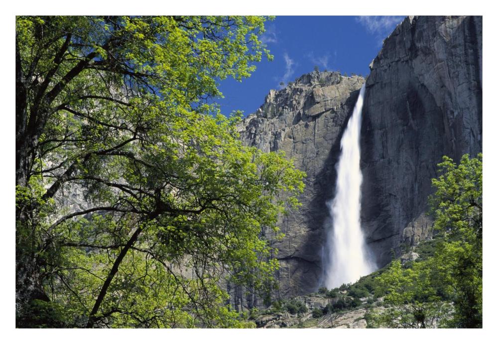 Bridal Veil Falls, Yosemite National Park, California-Paper Art-32X22