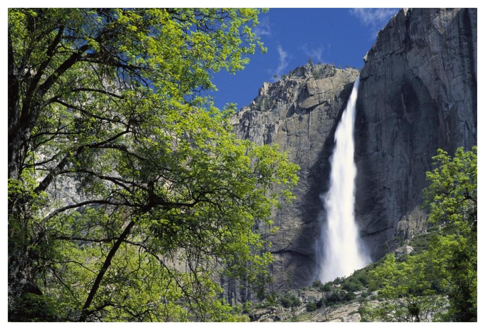 Bridal Veil Falls, Yosemite National Park, California-Paper Art-62X42