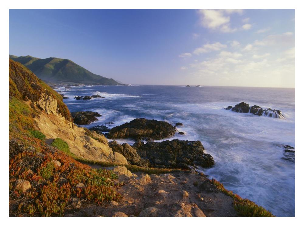 Coastline, Big Sur, Garrapata State Beach, California-Paper Art-18X14