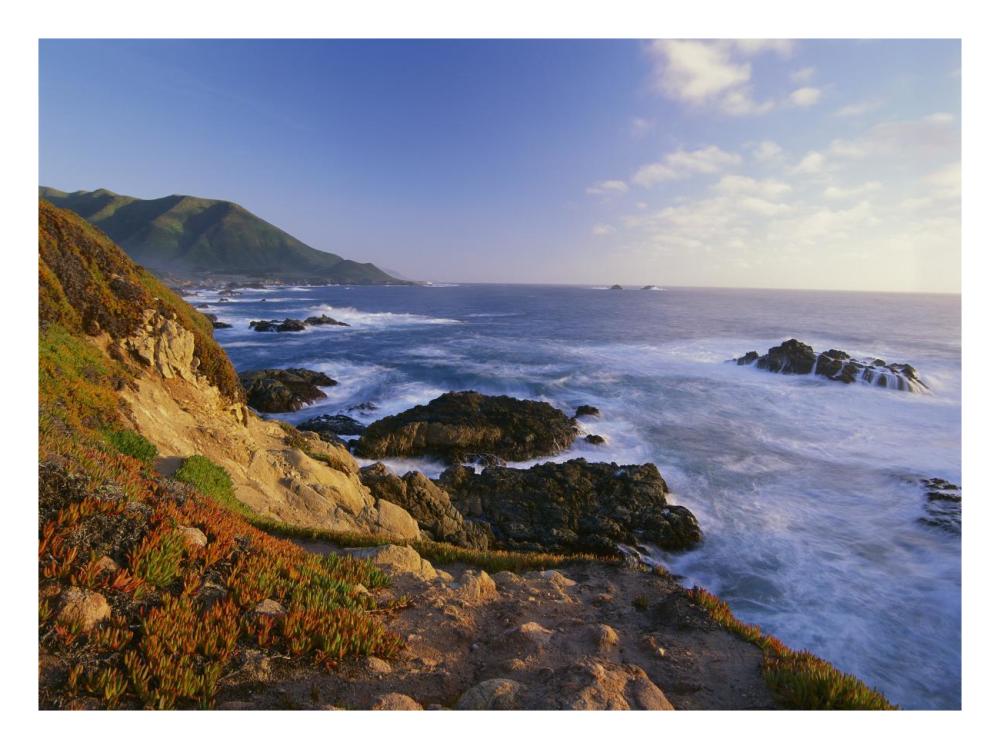 Coastline, Big Sur, Garrapata State Beach, California-Paper Art-26X20