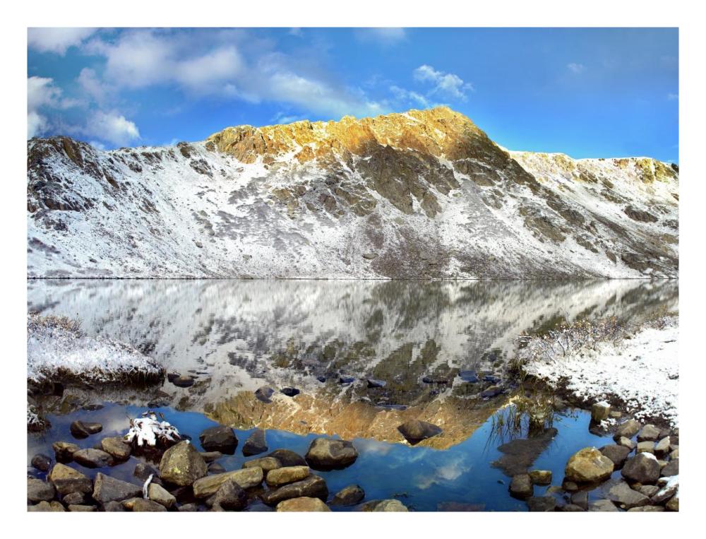 Geissler Mountain Reflected In Linkins Lake, Colorado-Paper Art-26X20