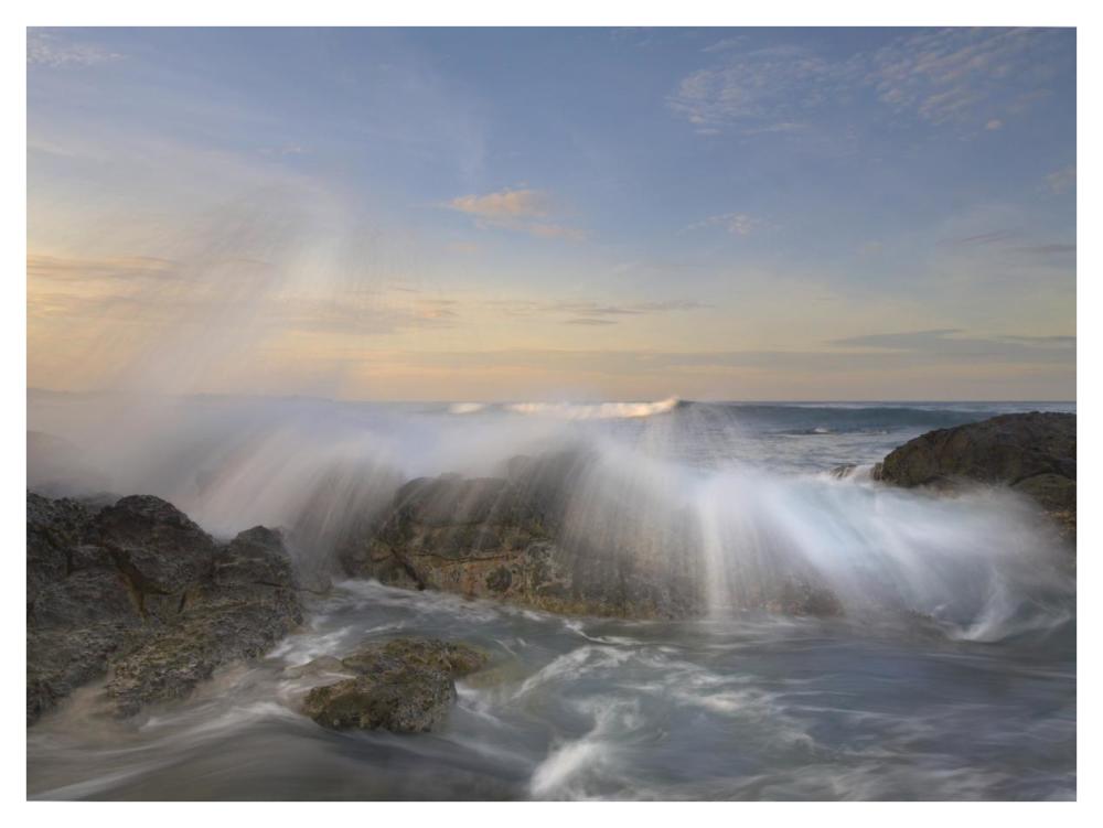Wave Breaking, Playa Langosta, Guanacaste, Costa Rica-Paper Art-42X32