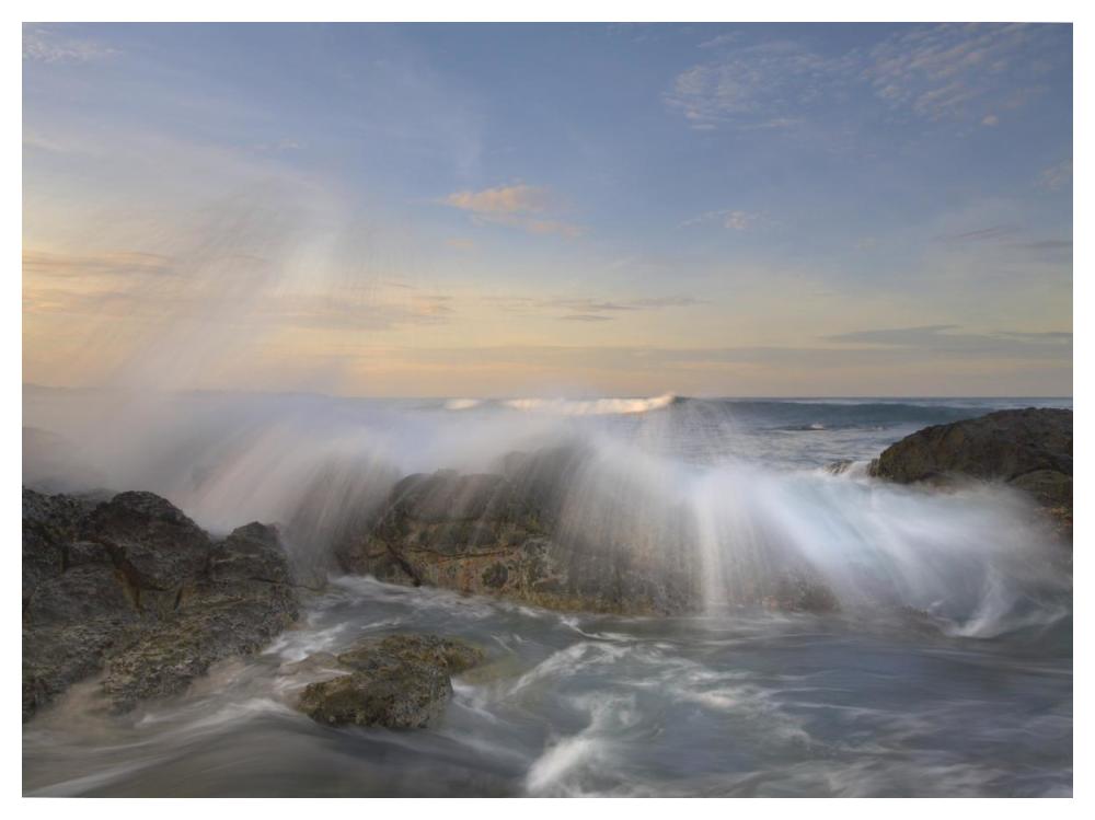 Wave Breaking, Playa Langosta, Guanacaste, Costa Rica-Paper Art-50X38
