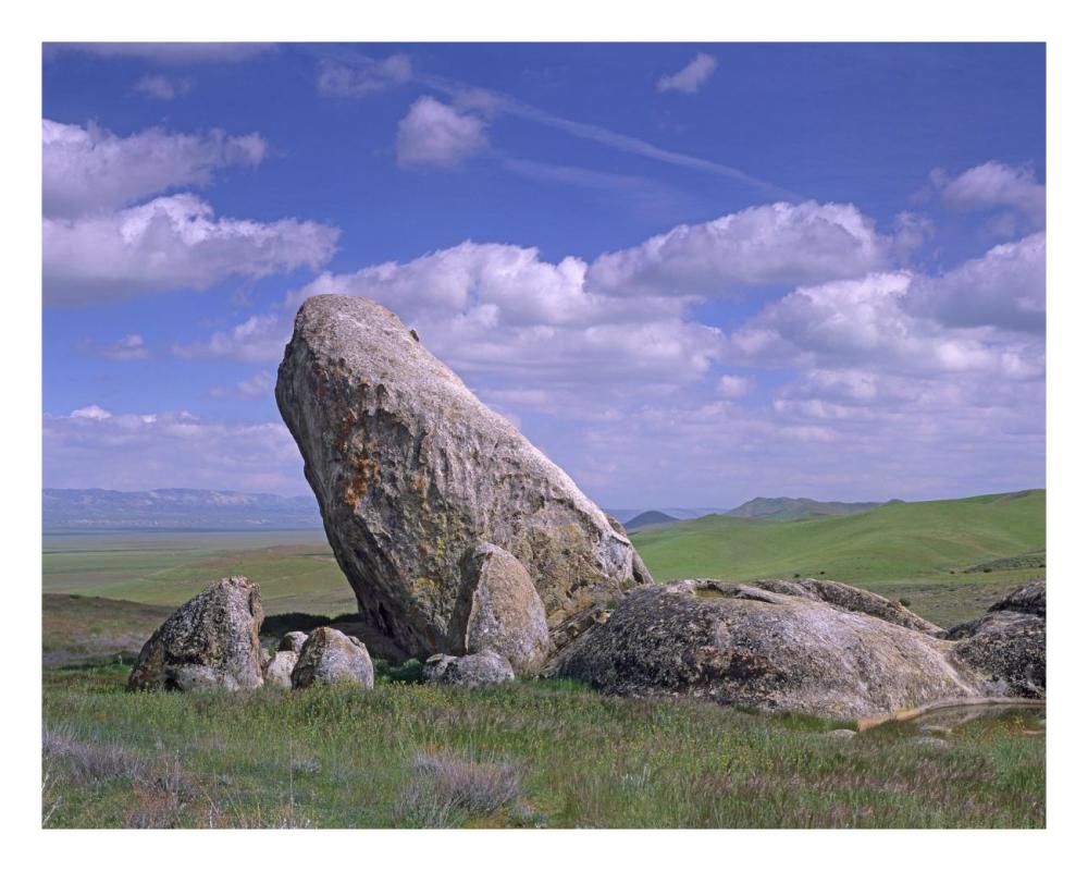 Boulders, Carrizo Plain National Monument, California-Paper Art-26X20
