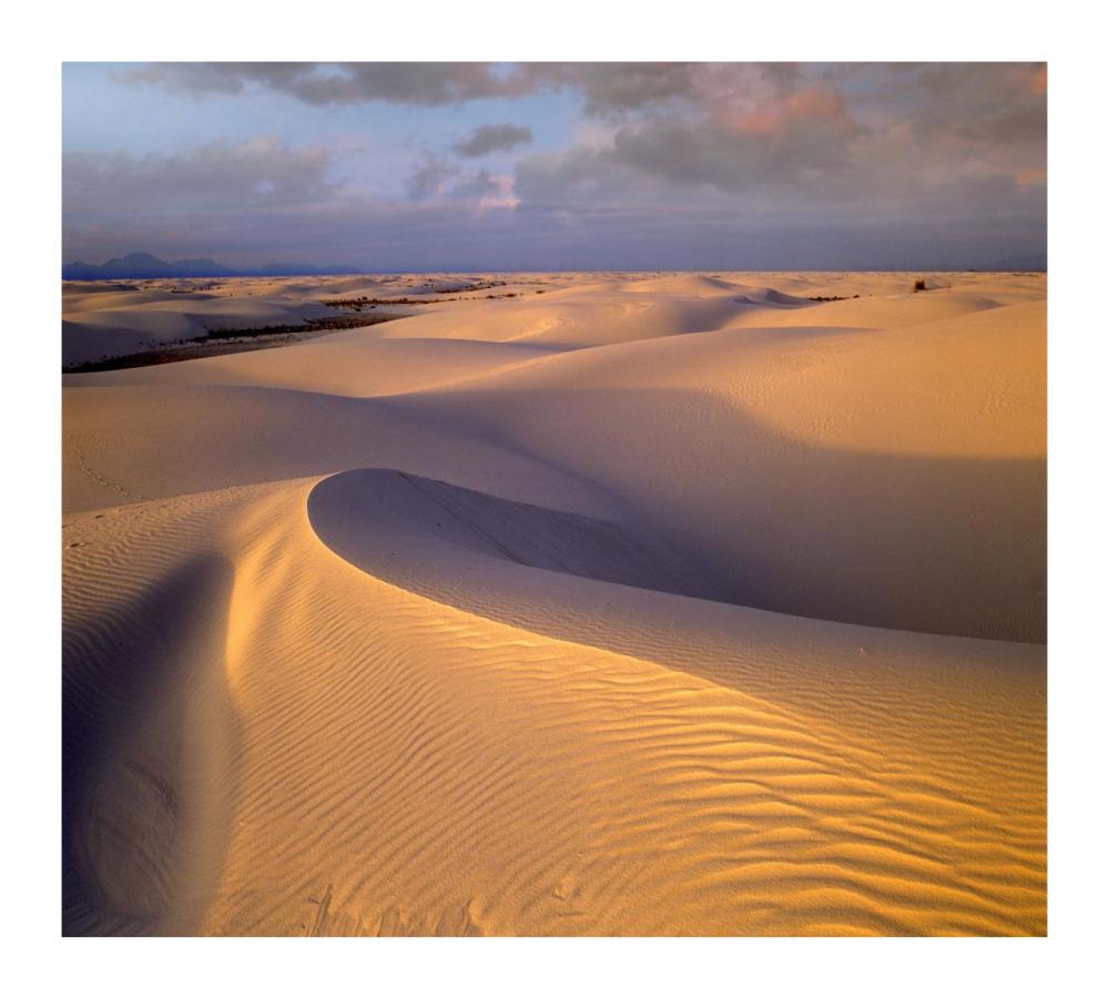 Sand Dunes, White Sands National Monument, New Mexico-Paper Art-18X16.24