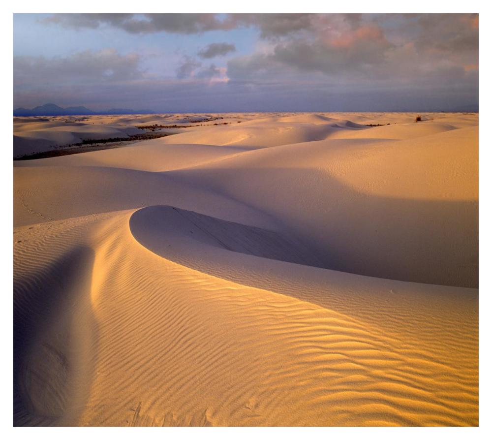 Sand Dunes, White Sands National Monument, New Mexico-Paper Art-38X34.04