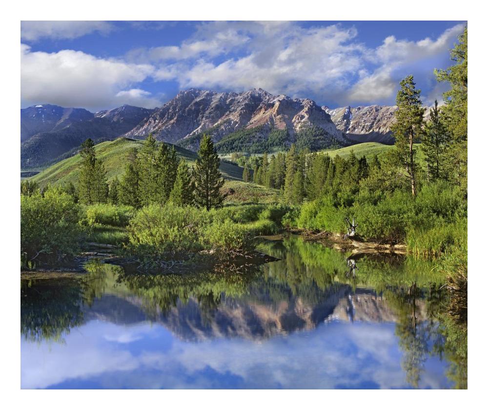 Easely Peak, Sawtooth National Recreation Area, Idaho-Paper Art-24X20.04