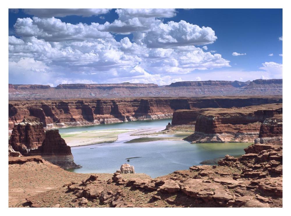 Lake Powell, Glen Canyon National Recreation Area, Utah-Paper Art-18X14