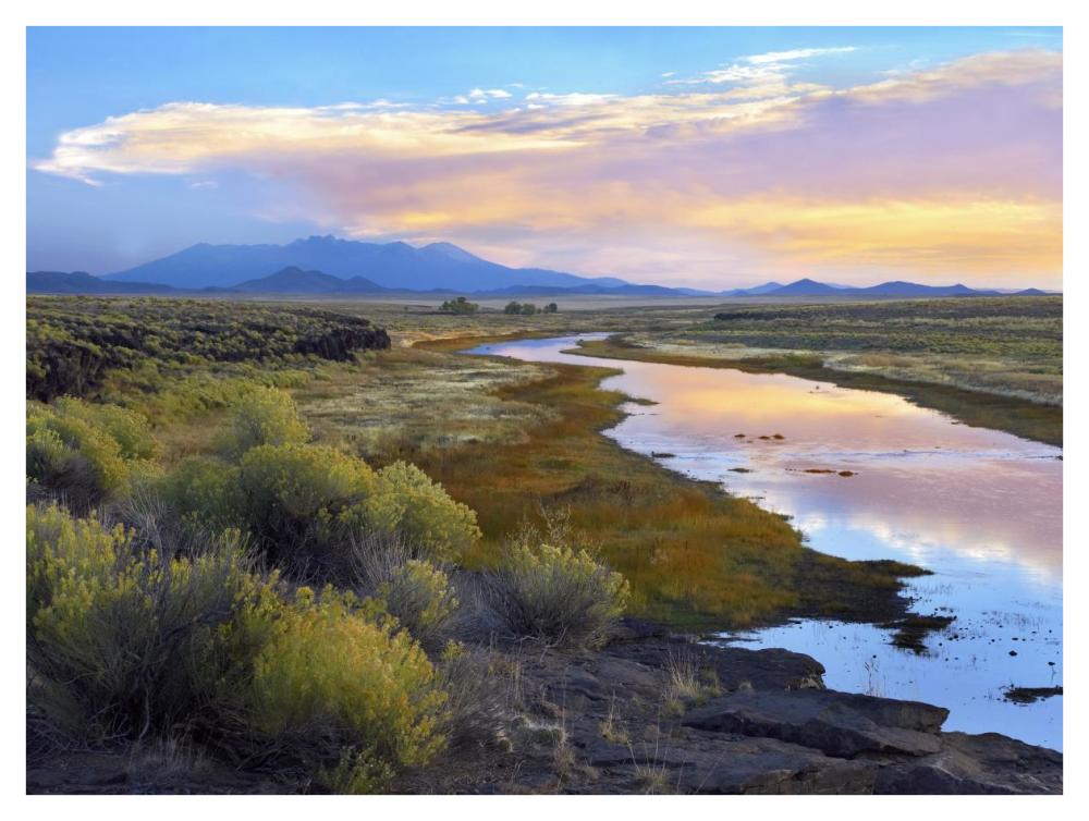 Rio Grande And The Sangre De Cristo Mountains, Colorado-Paper Art-42X32