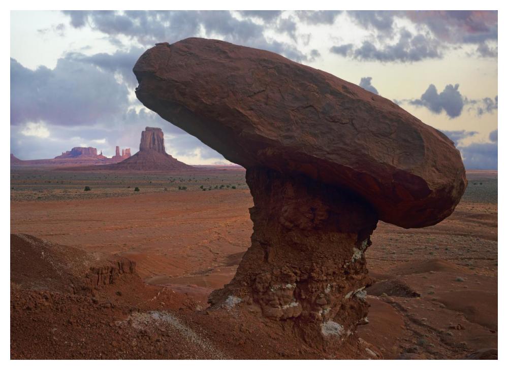 Mushroom Rock At North Window, Monument Valley, Arizona-Paper Art-50X38