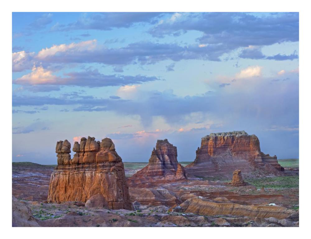 Eroded Buttes In Desert, Bryce Canyon National Park, Utah-Paper Art-26X20