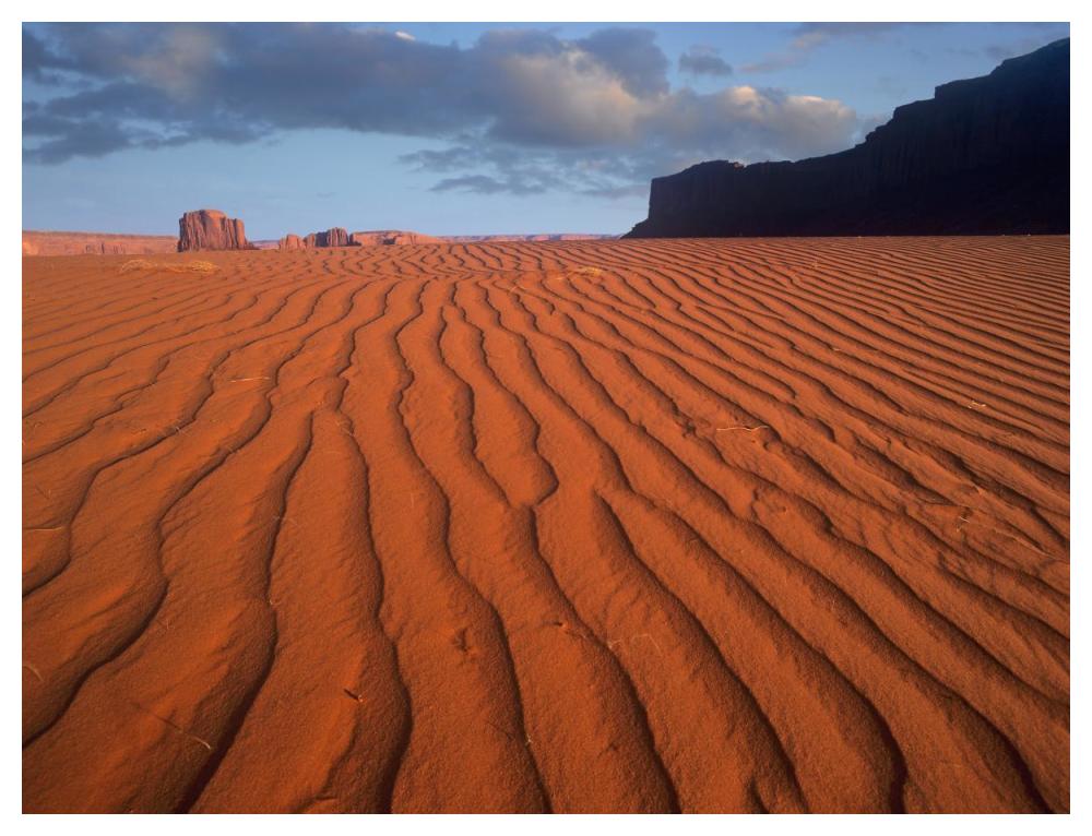 Sand Dunes At Monument Valley Navajo Tribal Park, Arizona-Paper Art-50X38